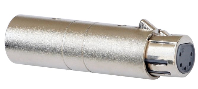 Adapter XLRmale 3P / XLRfem 5P