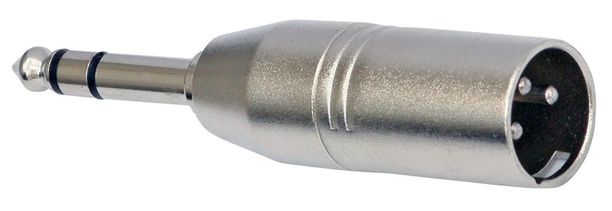 Adapter XLR male/ST.JACK