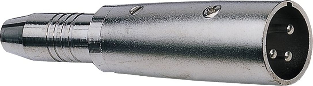 Adapter XLR male/ST.JACK female