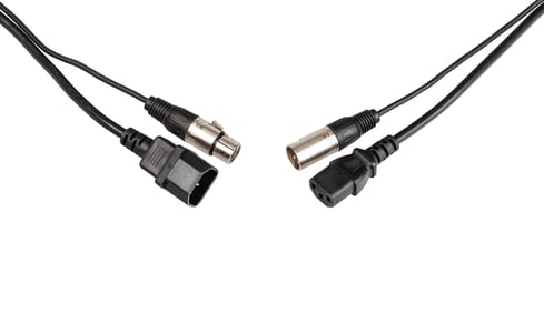 AUDIO COMBI CABLE IEC/XLR-20M