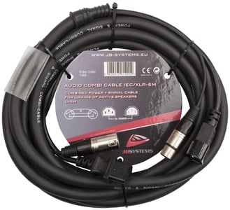 AUDIO COMBI CABLE IEC/XLR-5M
