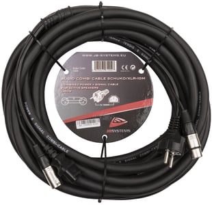 AUDIO COMBI CABLE SCHUKO/XLR-10M