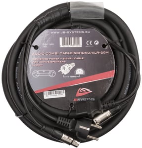 AUDIO COMBI CABLE SCHUKO/XLR-20M