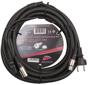 AUDIO COMBI CABLE SCHUKO/XLR-5M
