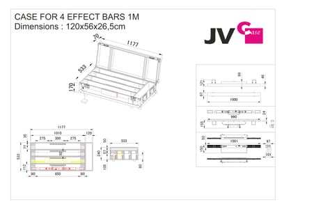 CASE FOR 4 EFFECT BARS 1M - Hover
