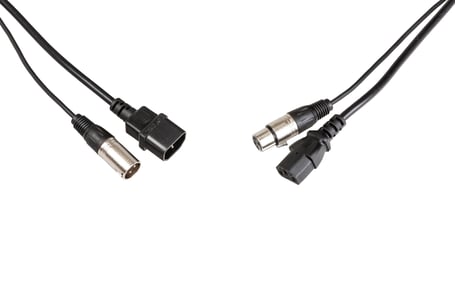 COMBI CABLE IEC/XLR 3M