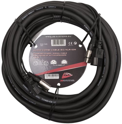 AUDIO COMBI CABLE IEC/XLR-10M