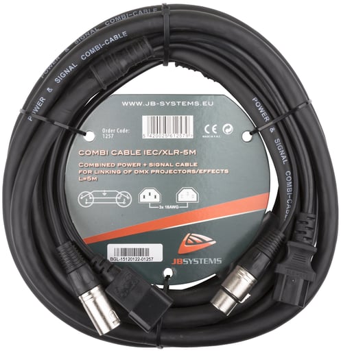 COMBI CABLE IEC/XLR 5M