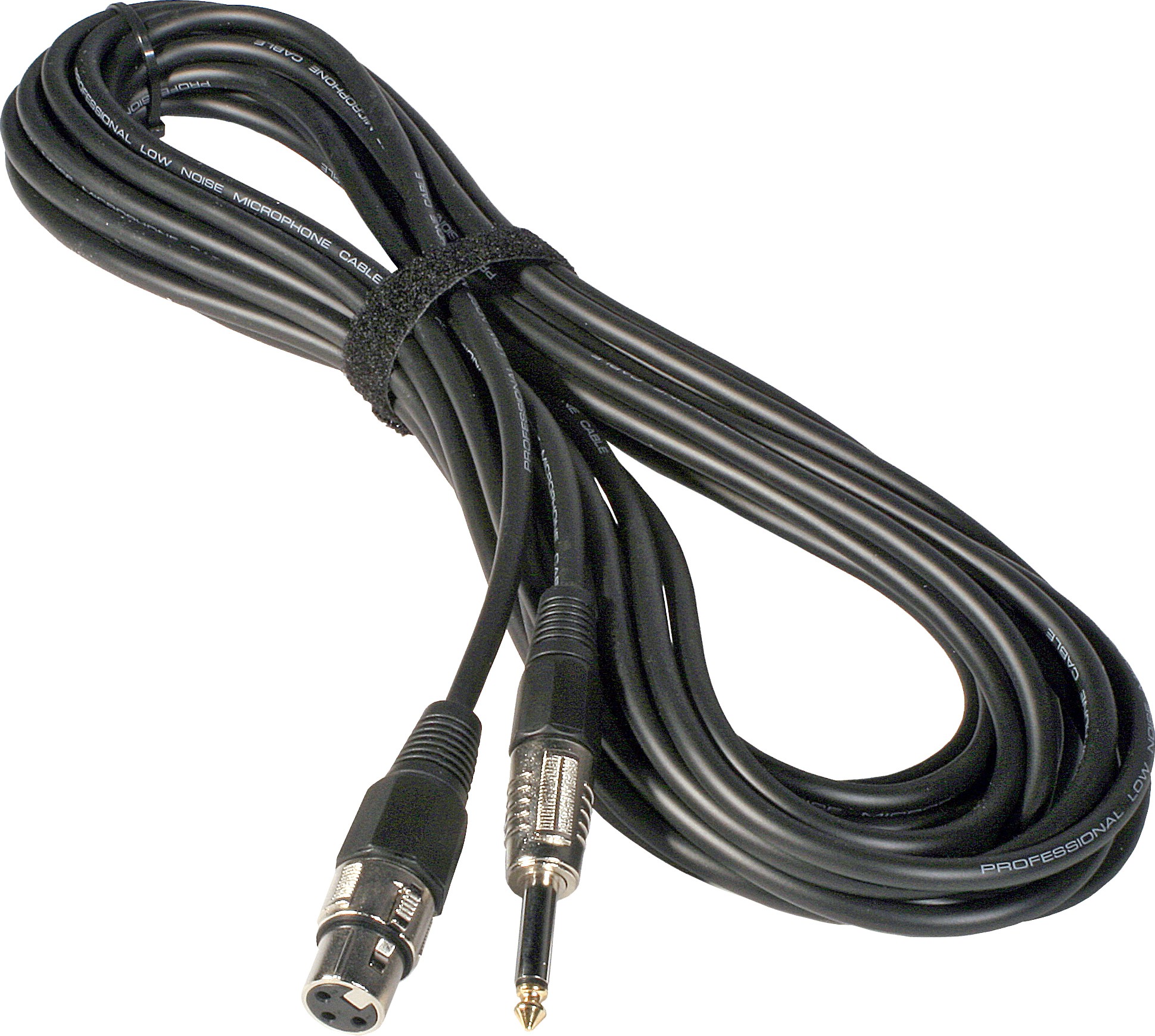 Assembled cable signal, 3pin XLRf + mono Jack, 10m