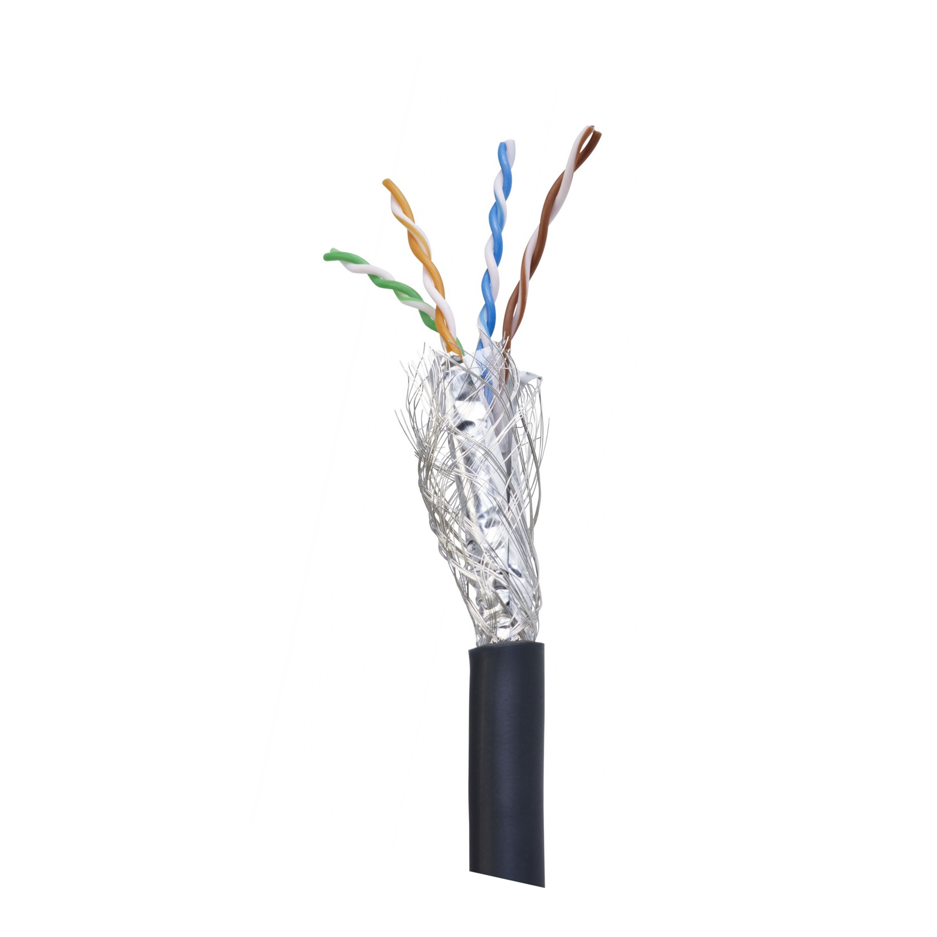 CAT6 ���exible cable 26AWG - 100m roll - Black