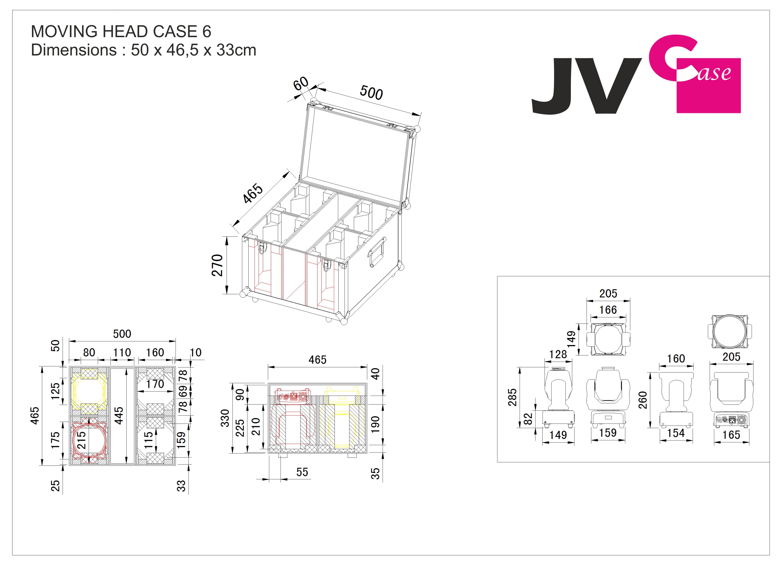 MOVING HEAD CASE 6, foto 5 van 5